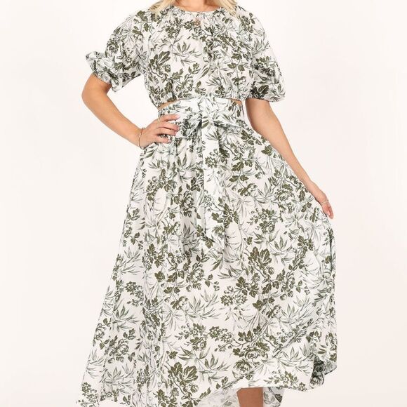 Petal & Pup NWT DELILAH SET - GREEN FLORAL SIZE Large - Picture 4 of 13